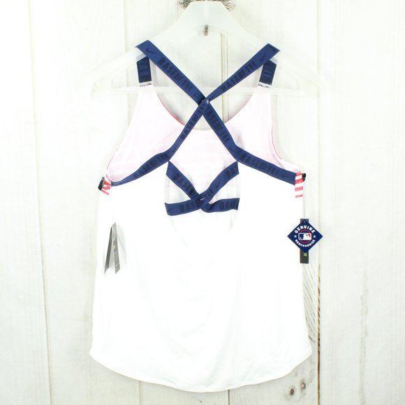 NWT! Nike Red Sox Dri Fit Tecnology Standard Fit Racerback Tank Top Size L - Picture 6 of 14